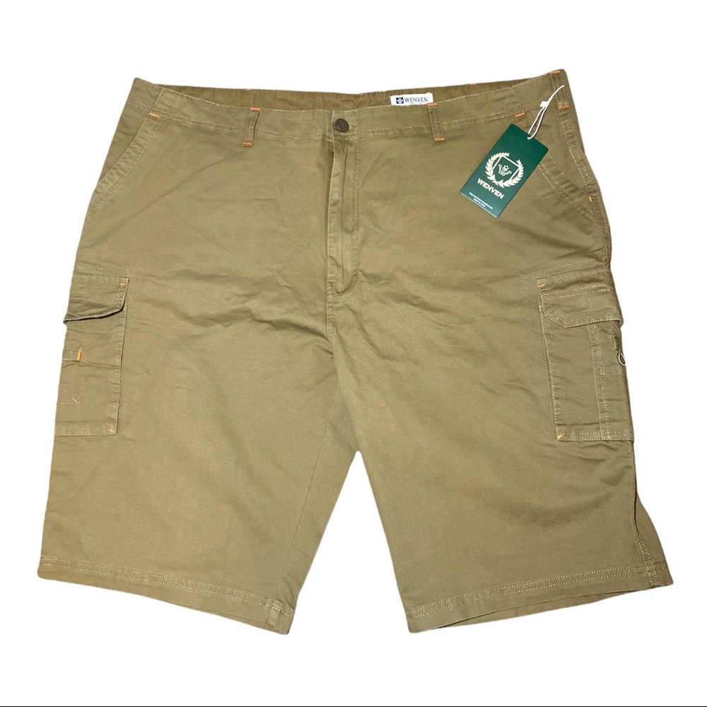 NWT Wenven MEN’s Shorts Khaki Colored Outdoor Ripstop